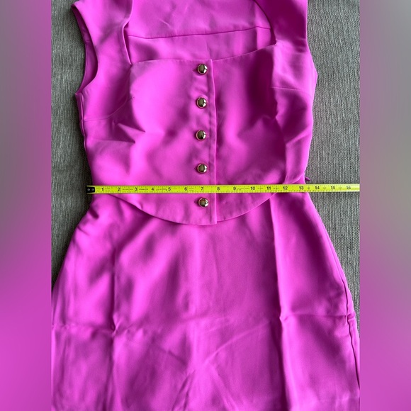 NWOT Amanda Uprichard Georgie Skort Romper, Size Small - Picture 5 of 9